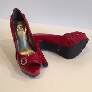 Red Guess heels